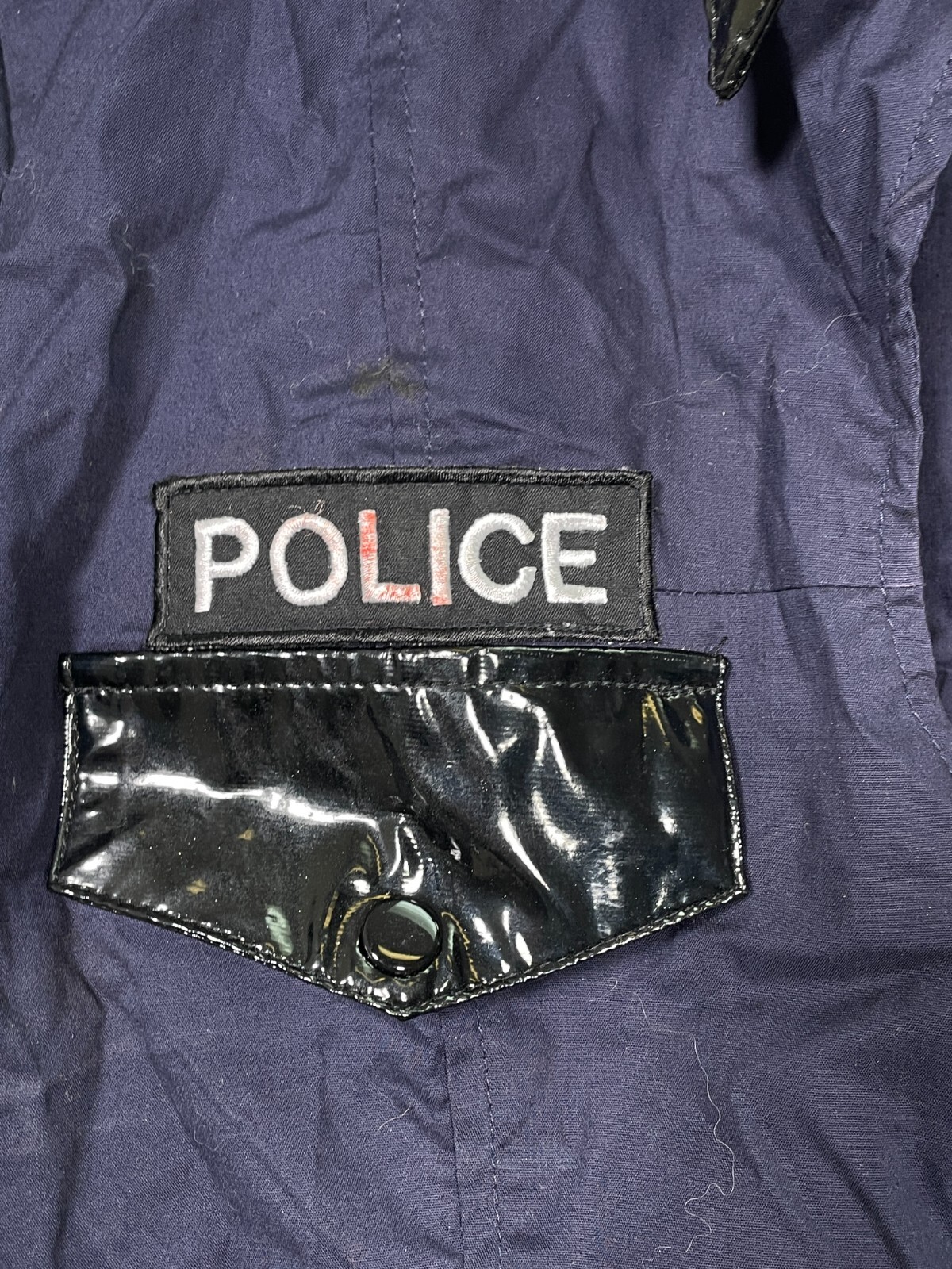 Officer Naughty Police Cop Uniform Costume Halloween Mini Dress Women’s M/L
