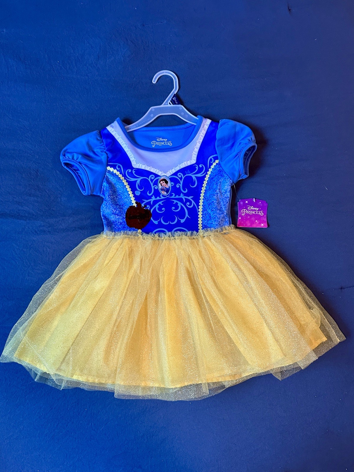 💙💛SNOW WHITE Disney Princess Dress SIZE XS 4/5 Cosplay Vacation Dress Up