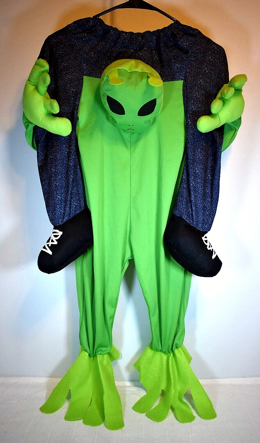 Morph Costumes Alien Piggyback Ride Lime Green Fun Outfit Unisex Youth- One Size