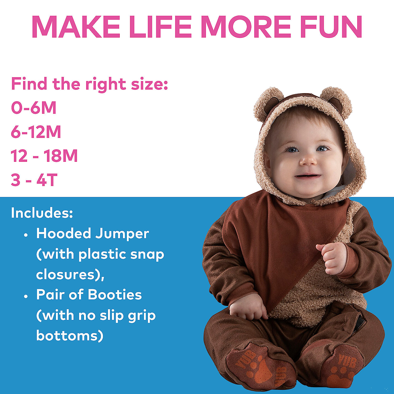 Ewokt Infant Costume – Jazwares