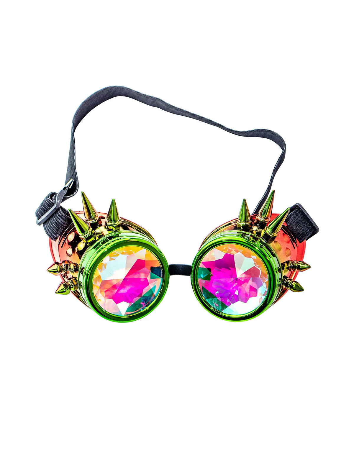 Kaleidoscope Goggles Steam Punk Festival Fancy Dress MetallicAdults Glasses
