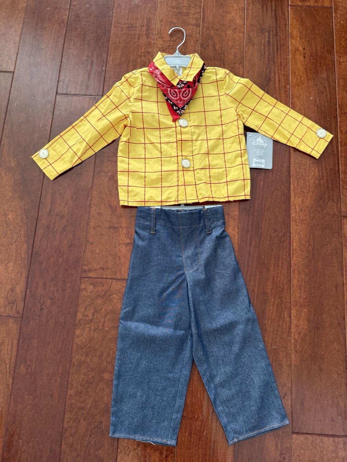 NWT Sheriff Woody Toddler Costume Size 3 Licensed Disney Toy Story No Vest