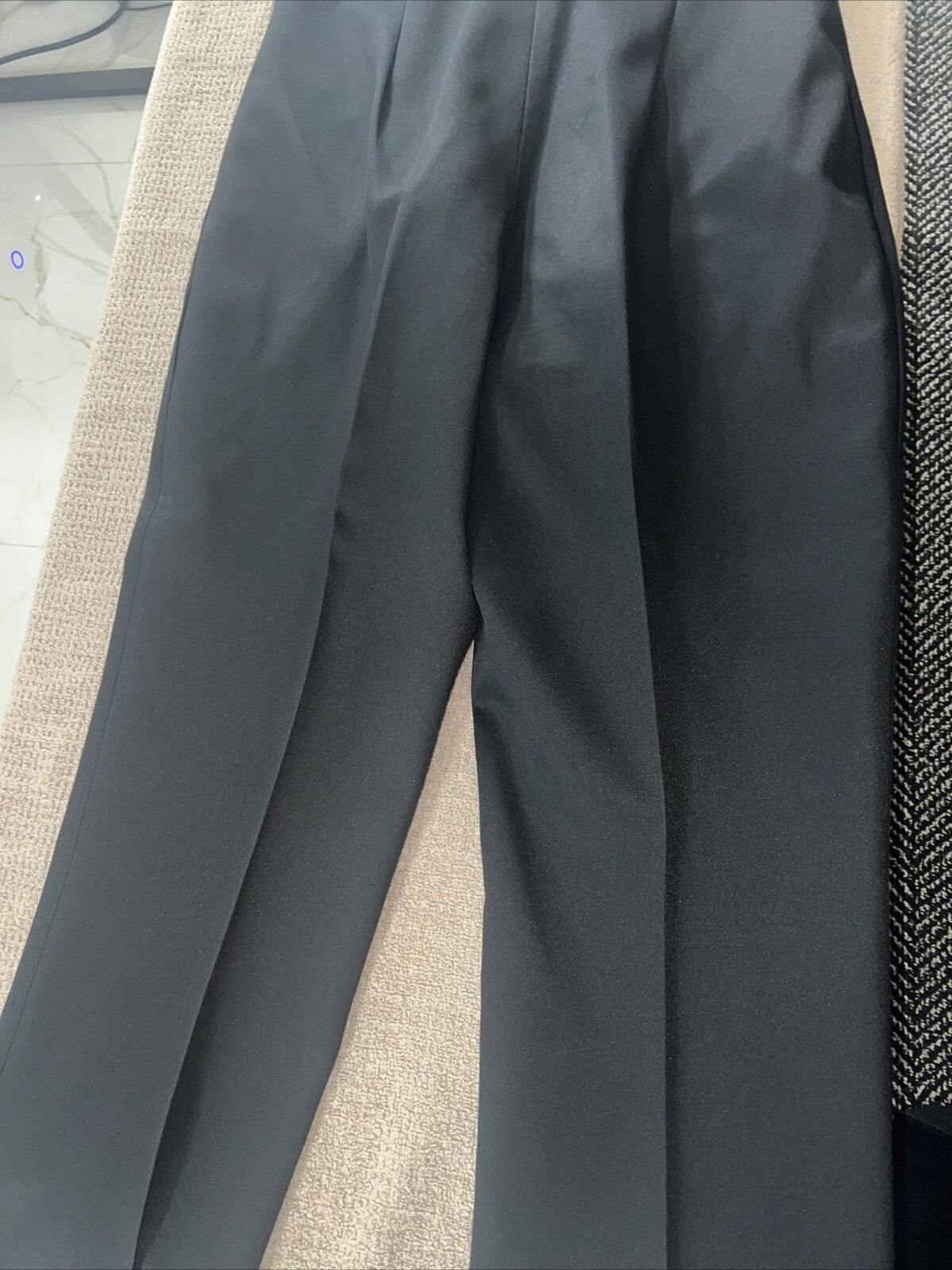 Marching Band Black Bibbers Demoulin Dry Clean Only 100% Polyester 25” Inseam