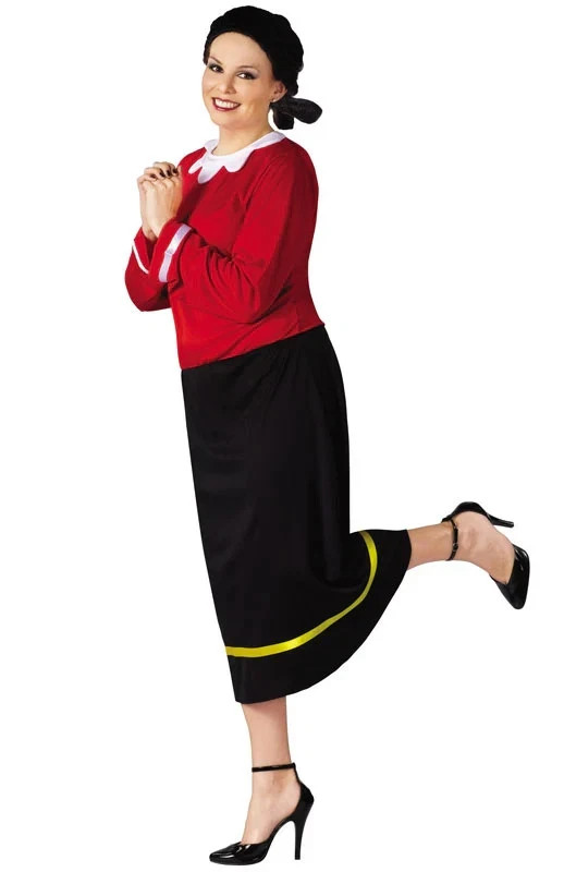 Olive Oyl Plus Size Popeye Halloween Costume 16W-20W NEW