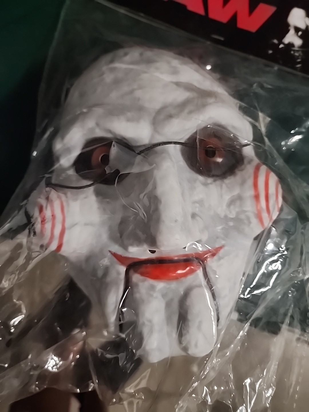 Adult Trick Or Treat Studios Saw Movie Billy Puppet Mask Horror Halloween Clown