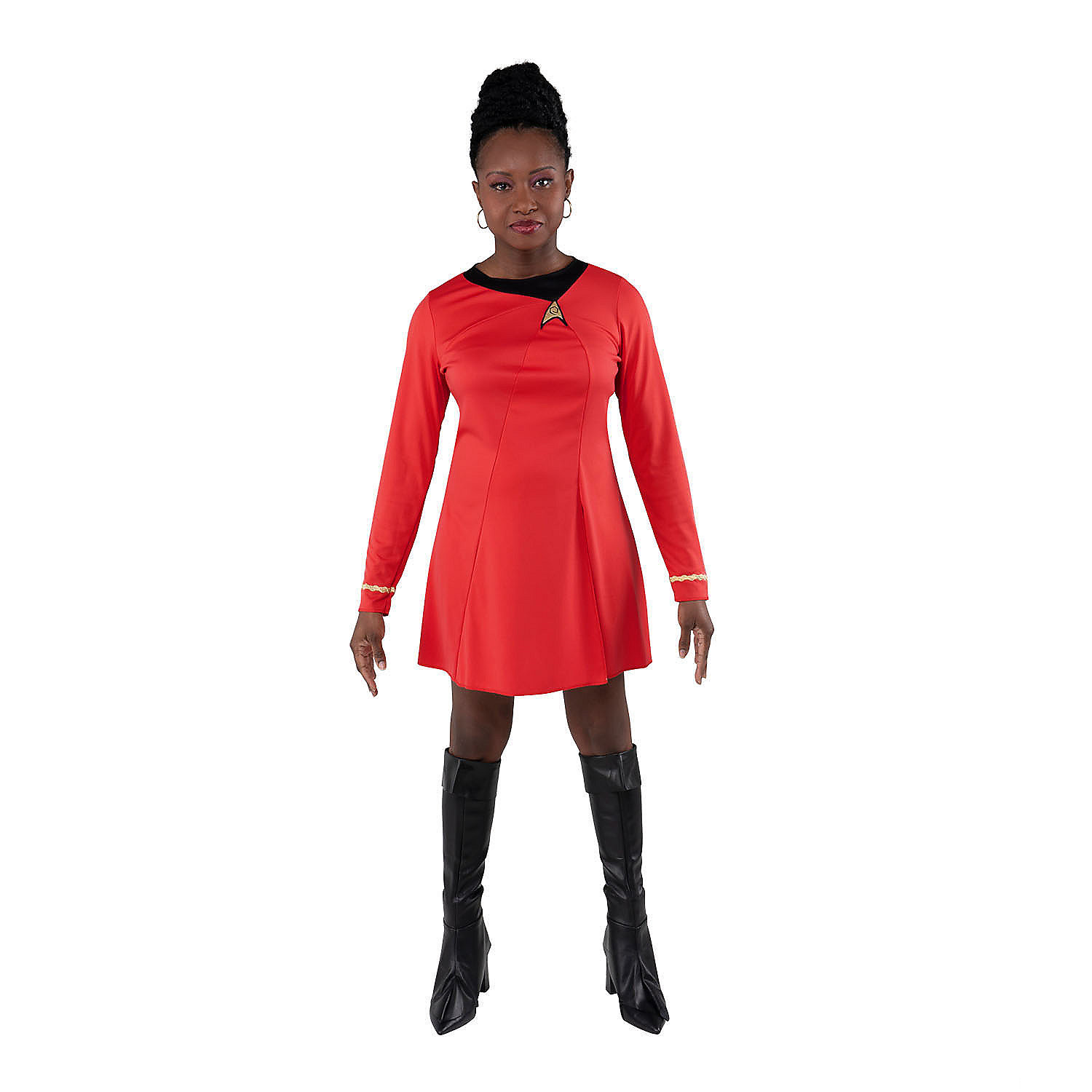 Classic Star Trek Nyota Uhura Long Sleeve Dress Costume – Morris Costumes