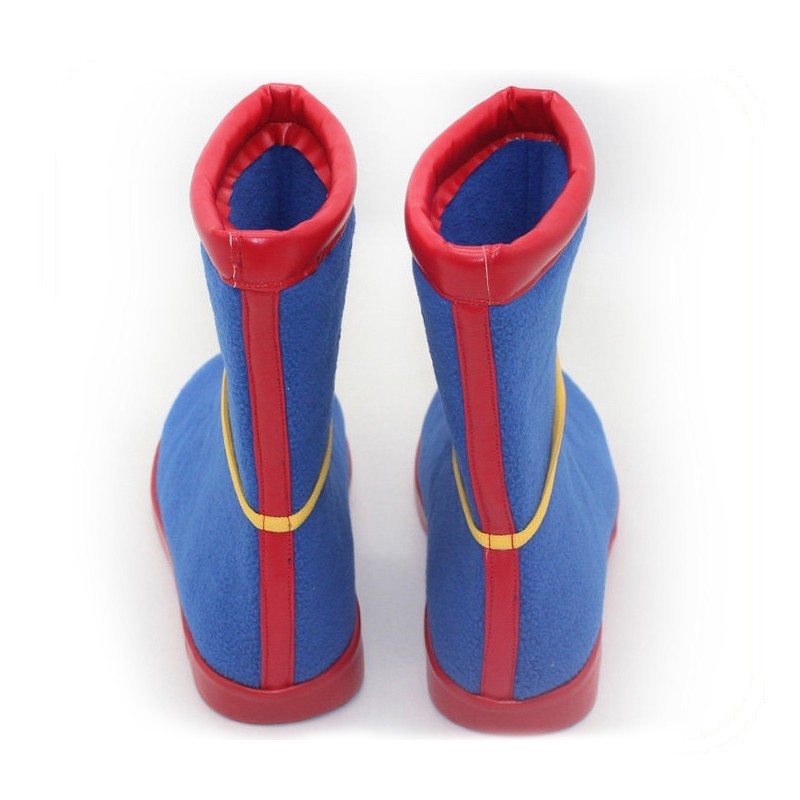 Son Goku Cosplay Shoes Anime Saiyan Kakarot Blue Short Boots X002