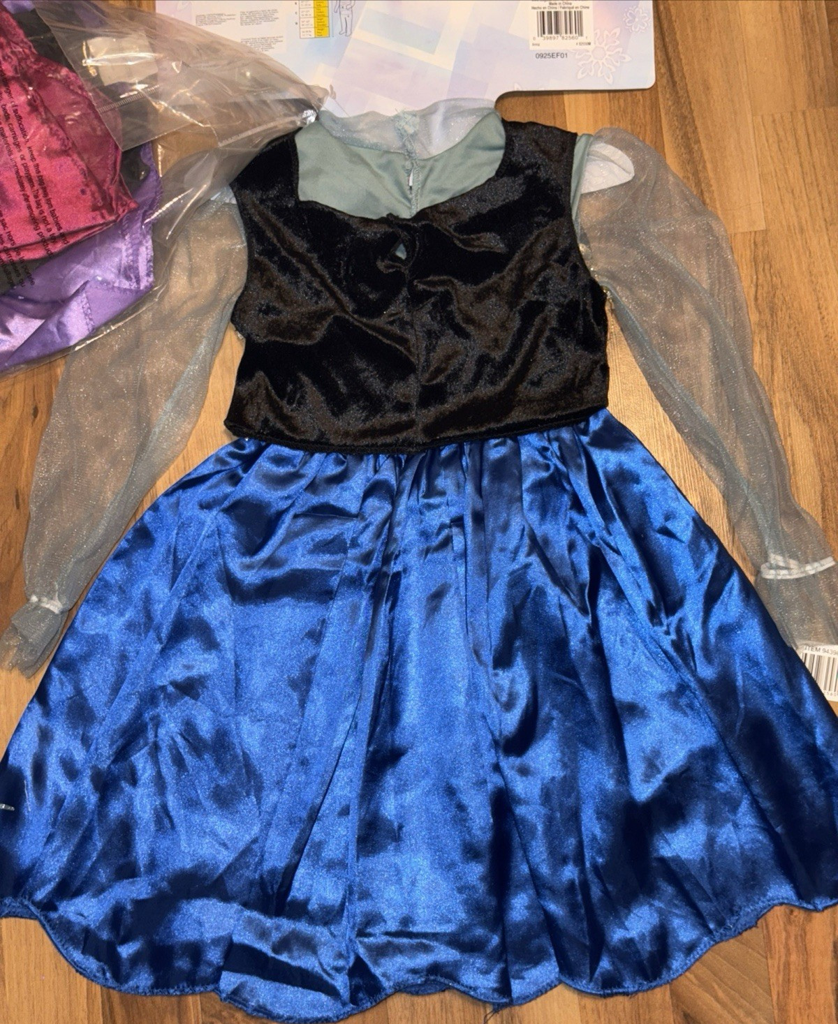 Disguise Deluxe (XS 3T/4T) Toddler Disney Frozen ANNA Costume, Cape Included