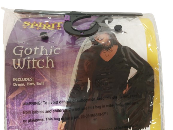 Spirit Halloween Gothic Witch Halloween Costume Adult Plus Size 1X 18-20 New