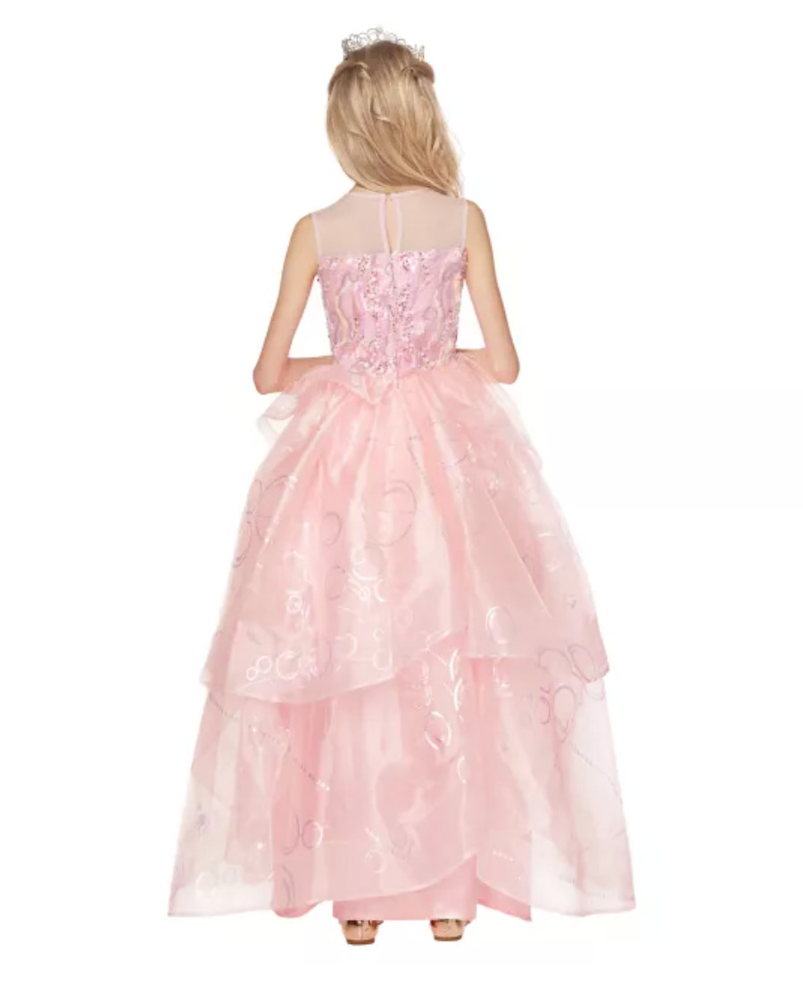 [01853753] Spirit Halloween Wicked Movie Kids Deluxe Glinda Costume Sizes Vary