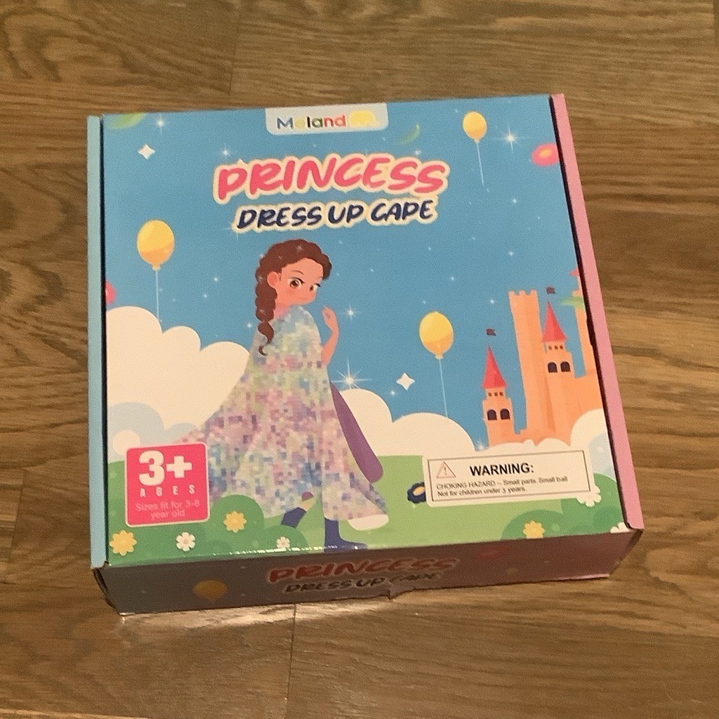 Princess Cape Dress Up Multicolor