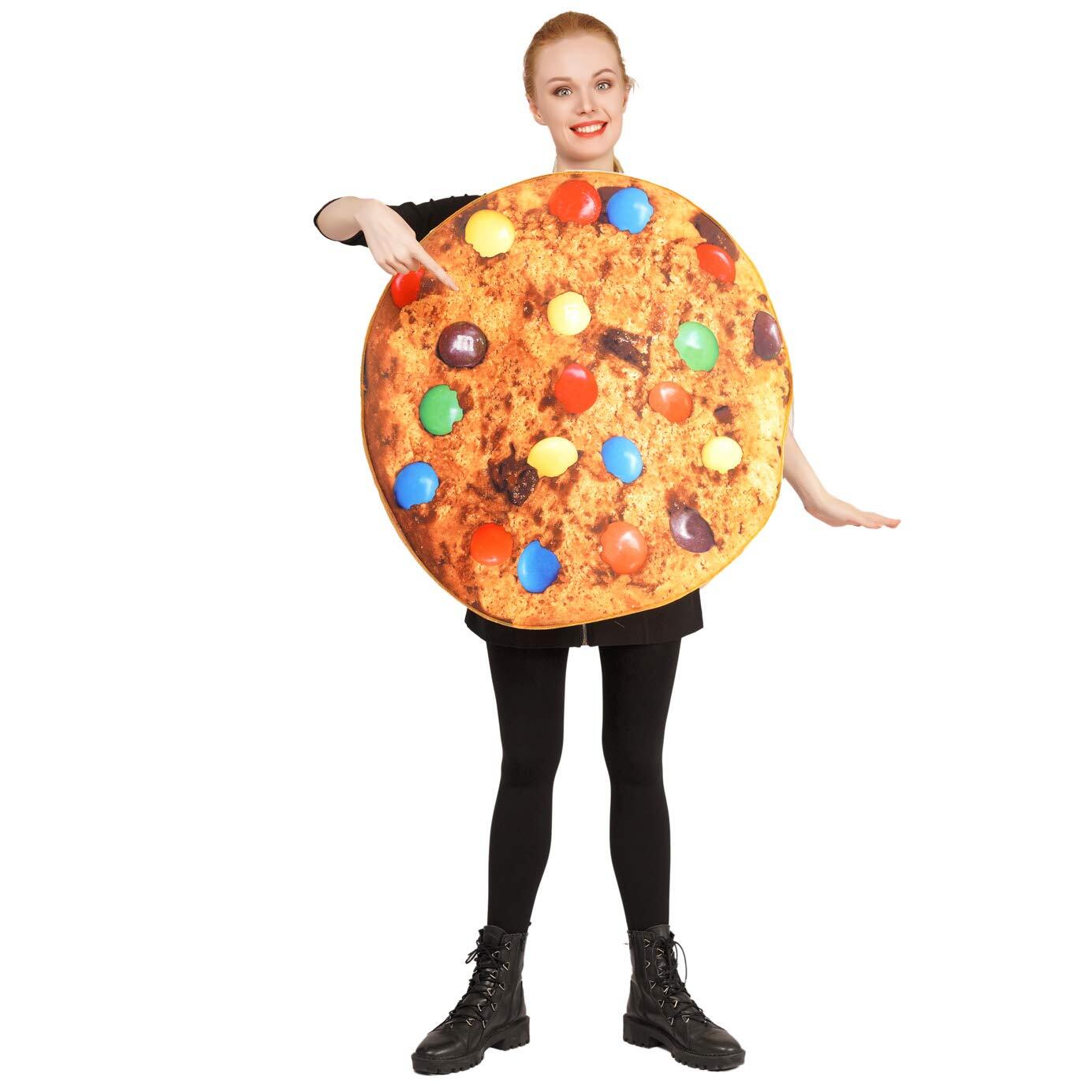 Unisex Adult Pizza Food Costume Onesize Cookies