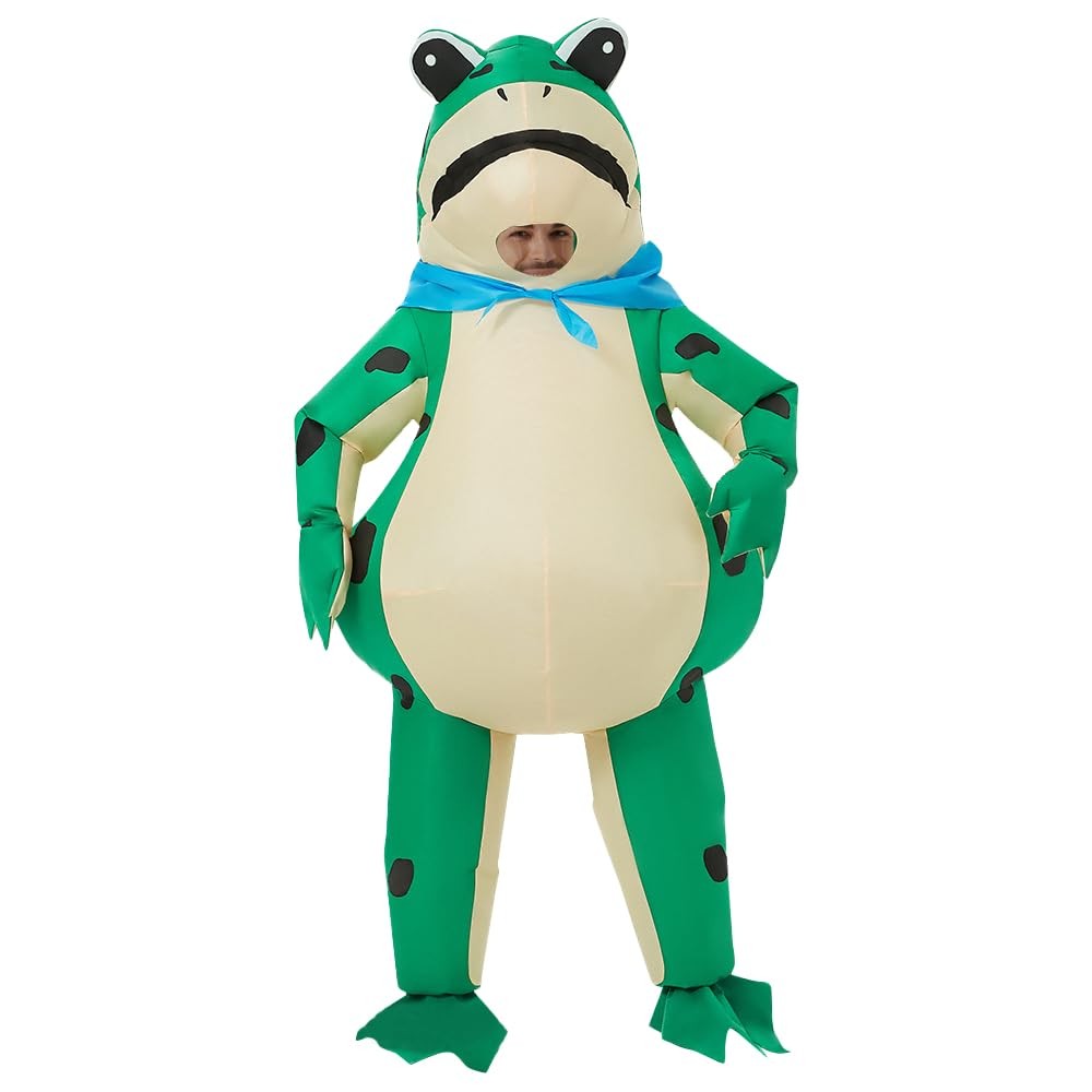 Pekifor Funny Inflatable Frog Costume Blow-up Cosplay Costume for Adult/Birth…