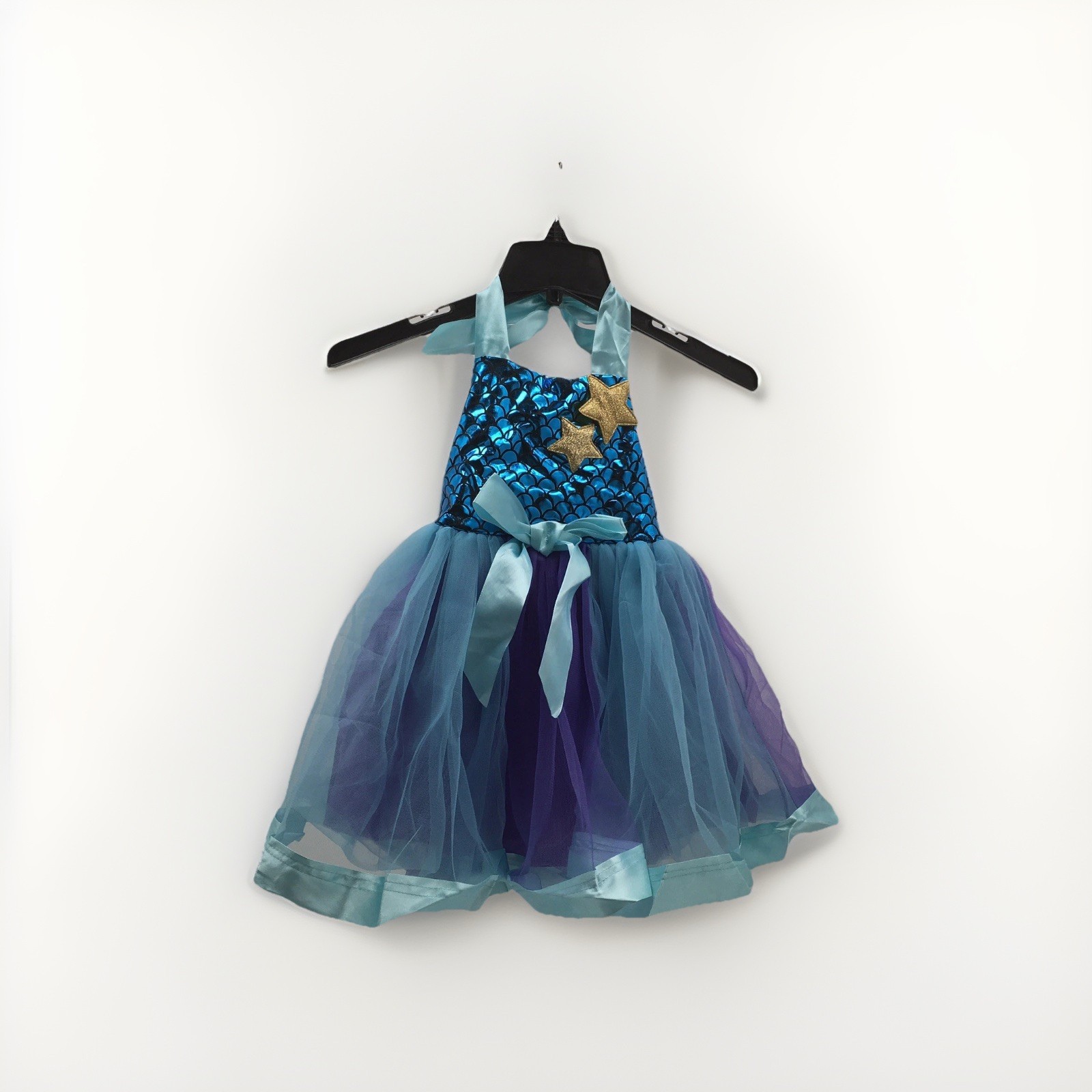 Disney Inspired Mia Belle Girls Ariel Mermaid Dress, Costume Lined 4T, NWT