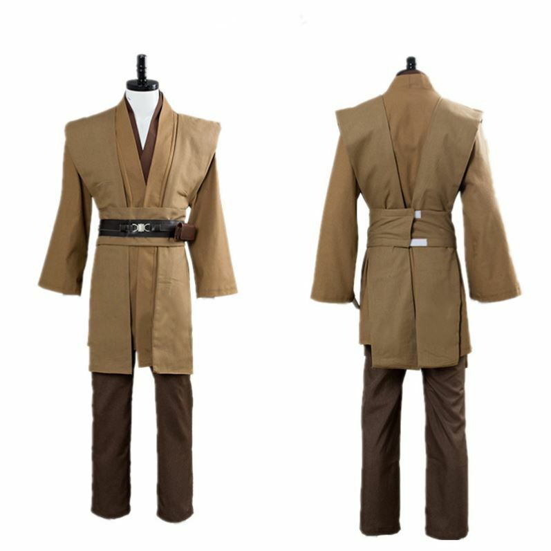 Tunic Costume Jedi Cosplay Costume Mens Halloween Cosplay Costume 3Color