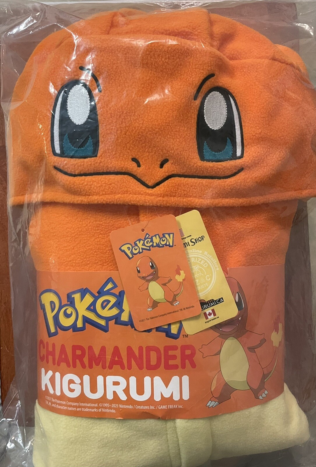 Charmander Kigurumi Adult Regular One Size Fits Most