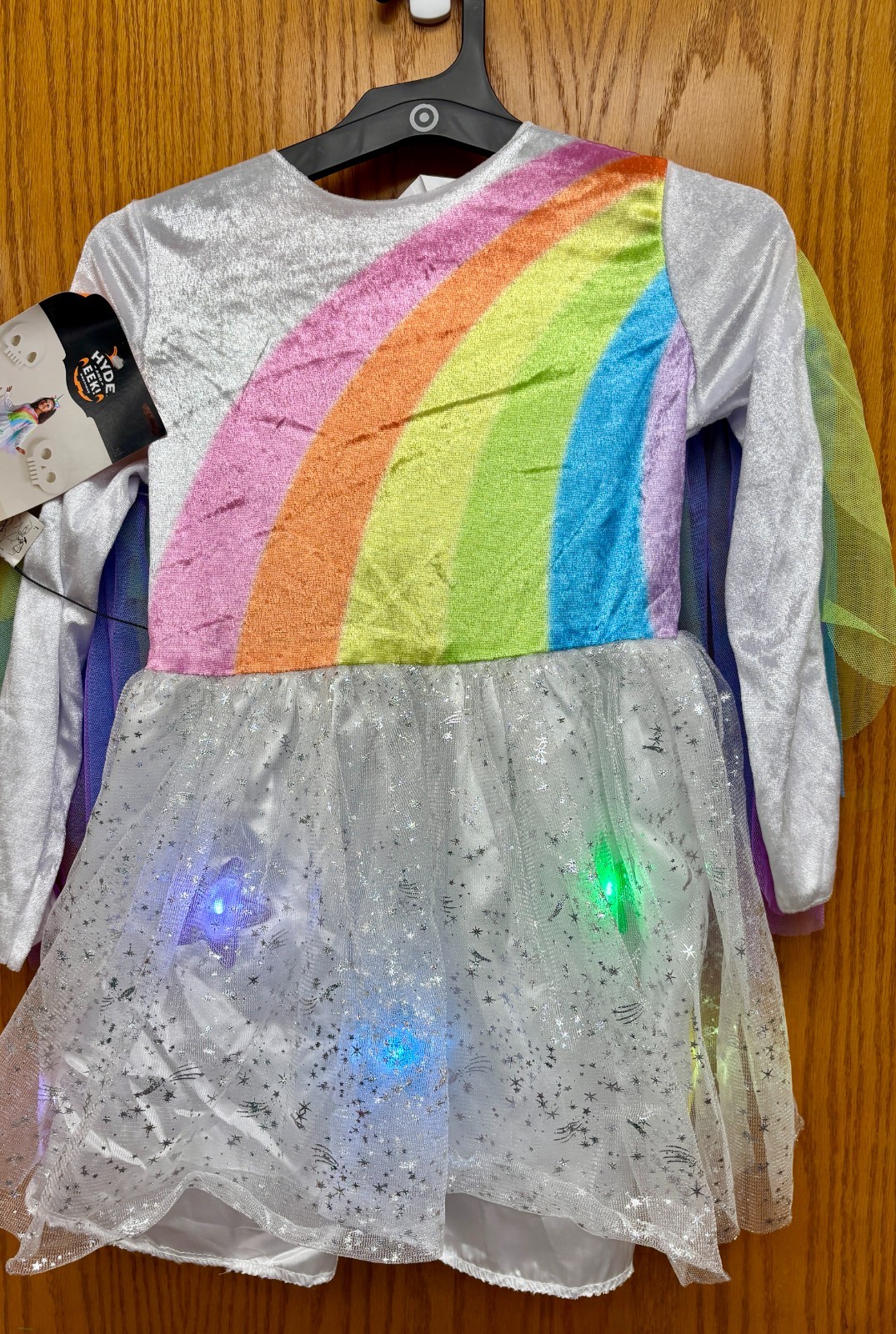 Hyde and Eek, Kids’ Light-Up Twinkle Stars Unicorn, Size S (4-7), New