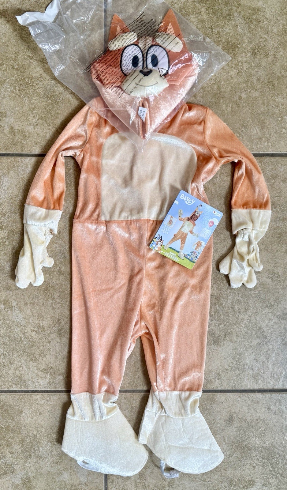 Bingo Costume 2T Dress Up Outfit Bluey Dog Jumpsuit New FAST SHIPPING