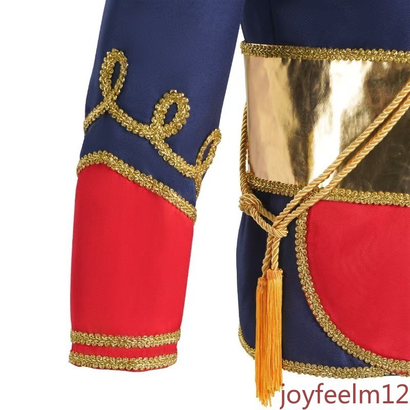 European Court Performance Jacket Hat Halloween Cosplay Prince Red Costumes Suit