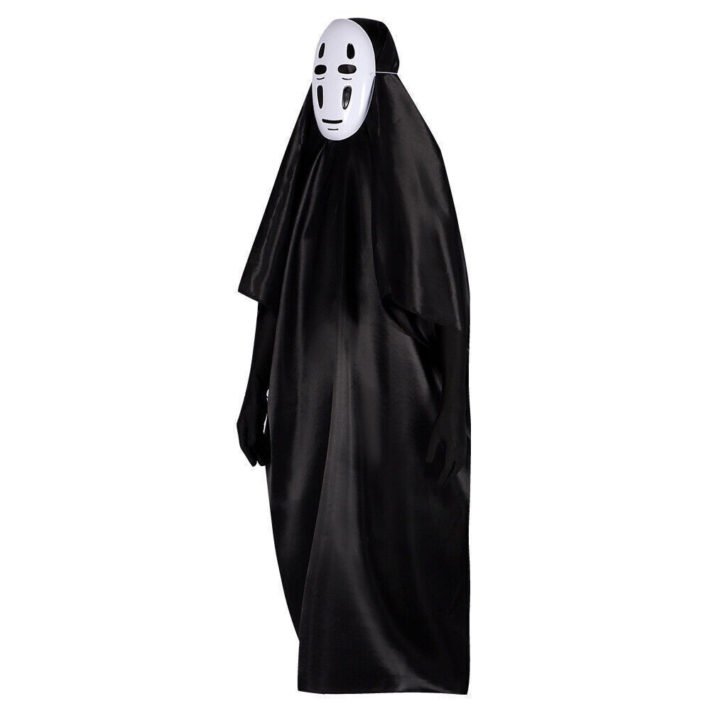 No Face Male Cosplay Costume Mask Halloween Party Robes Suit Mask Fancy Dress