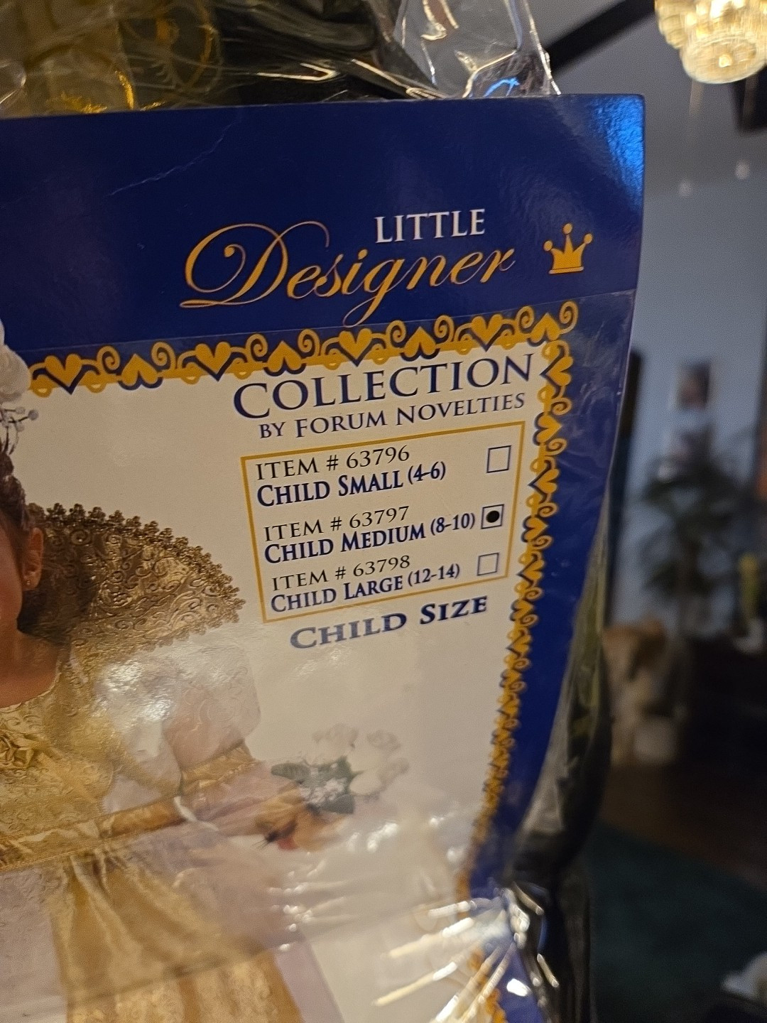 Royal Bride Child Costume, Medium 8-10