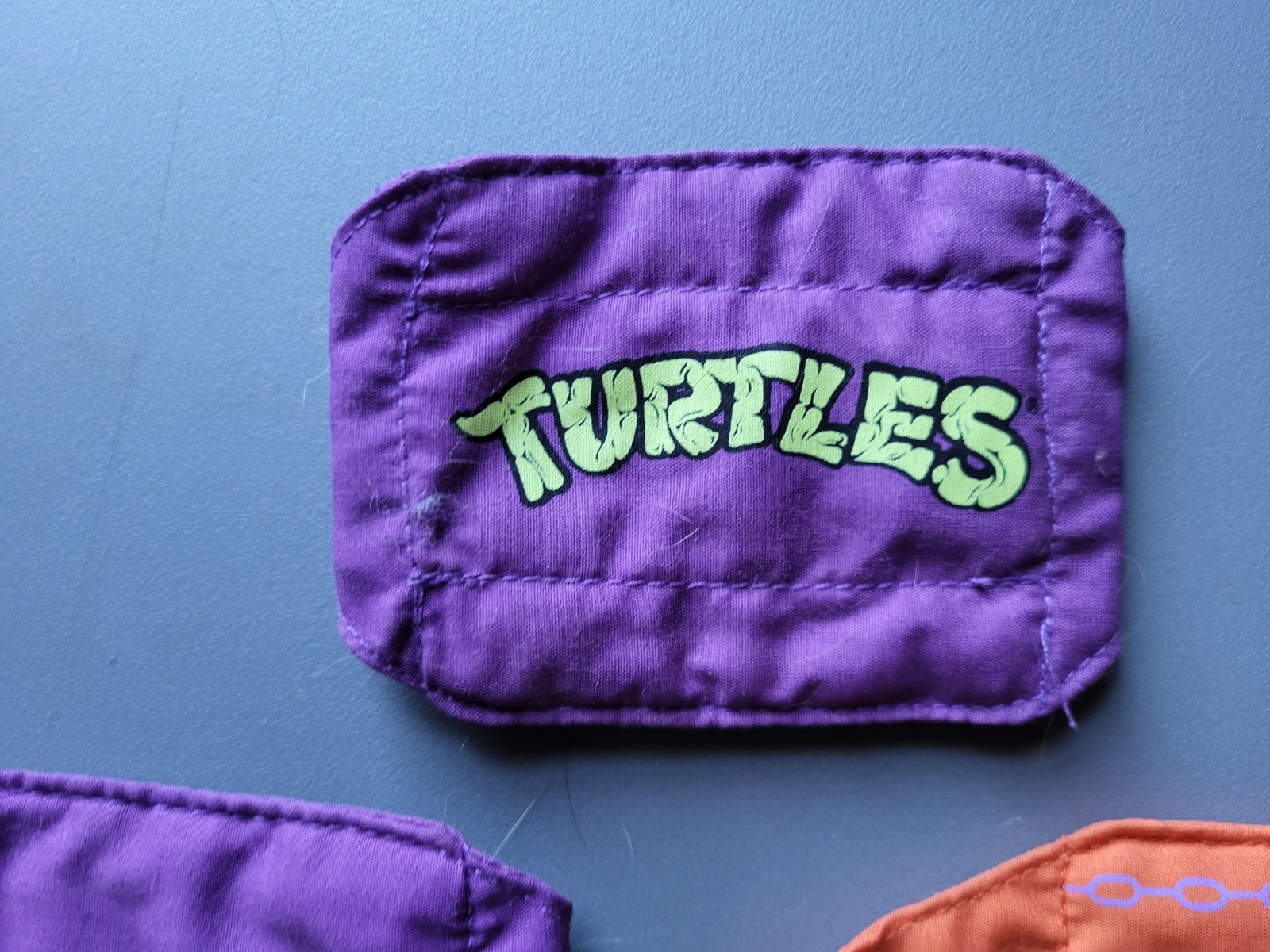 TMNT Vintage Knee Elbow Pads Belt Accessories Costume Mikey Don Costume