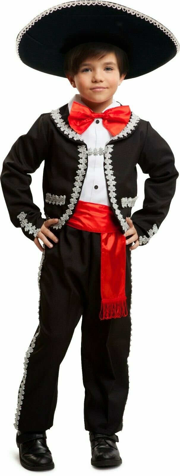 Dress-Up-America Traditional Mariachi Costume For Kids – Mexican Dress Up Set