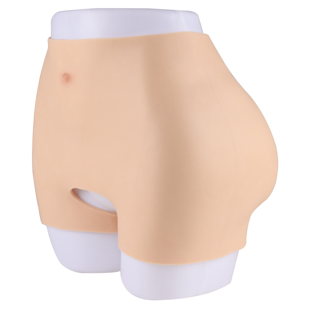 Open Crotch Silicone Hip Pants Buttocks Panty Underwear For Crossdresser Unisex