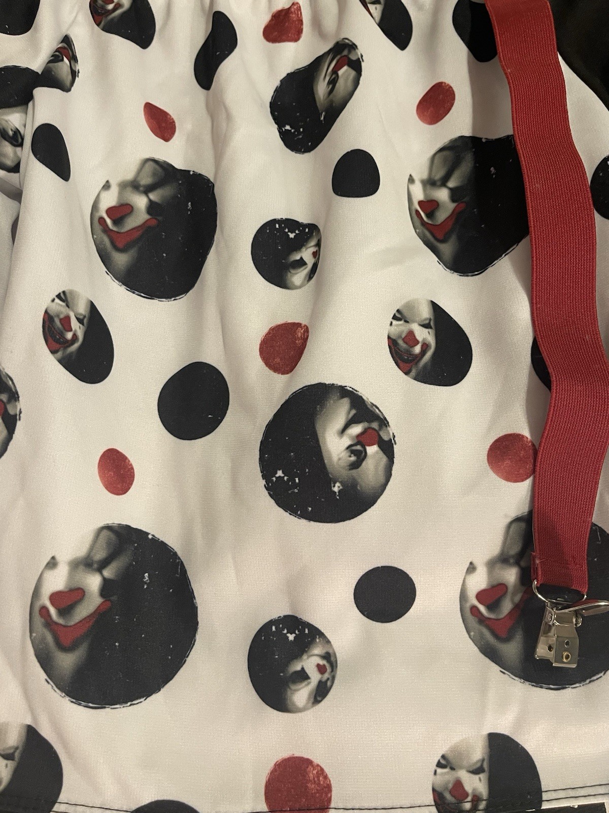 Spirit Halloween: Women’s Pennywise Clown Outfit With Suspenders Size Small