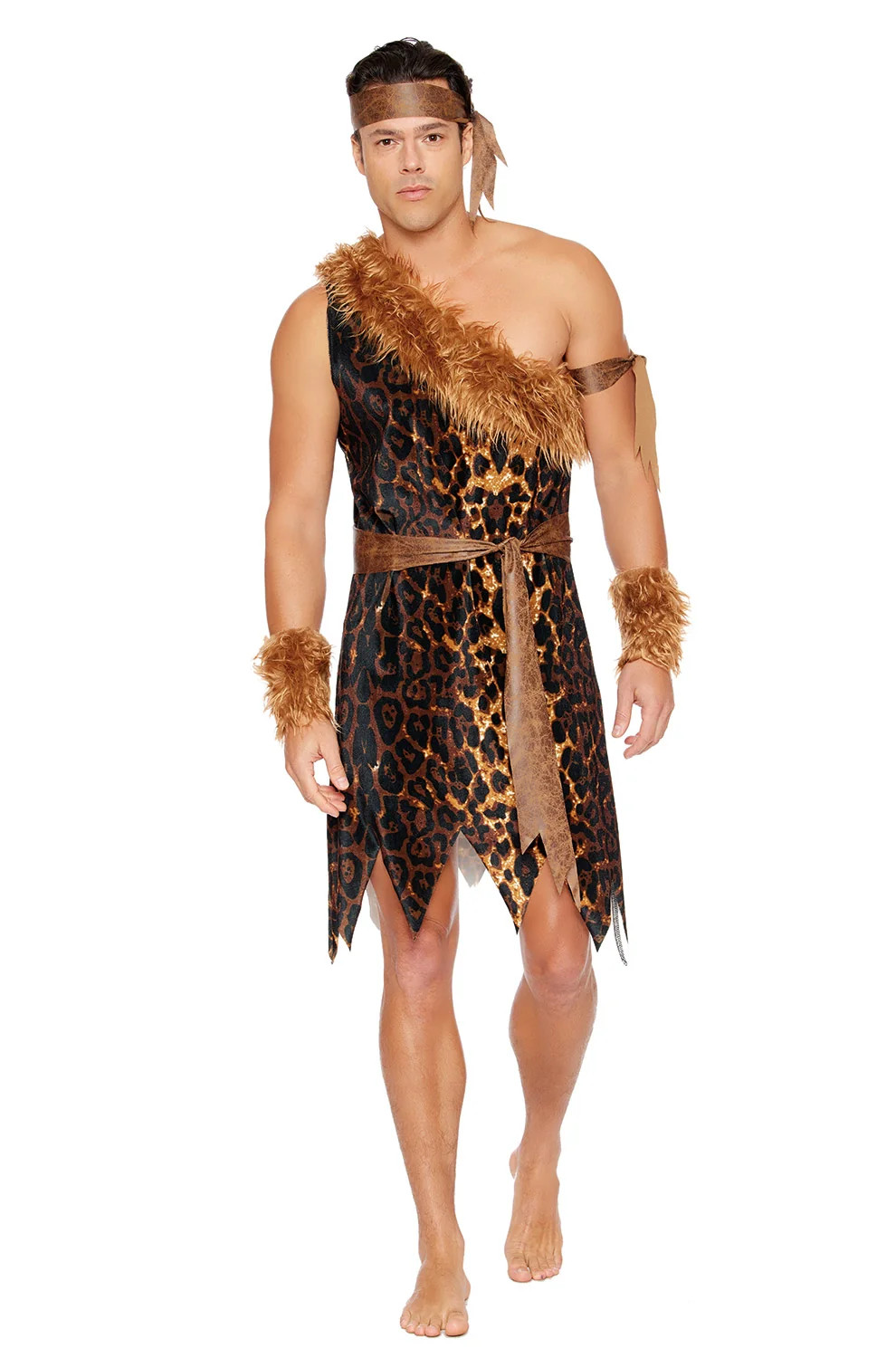 Brand New Prehistoric Stoneage Caveman Adult Costume
