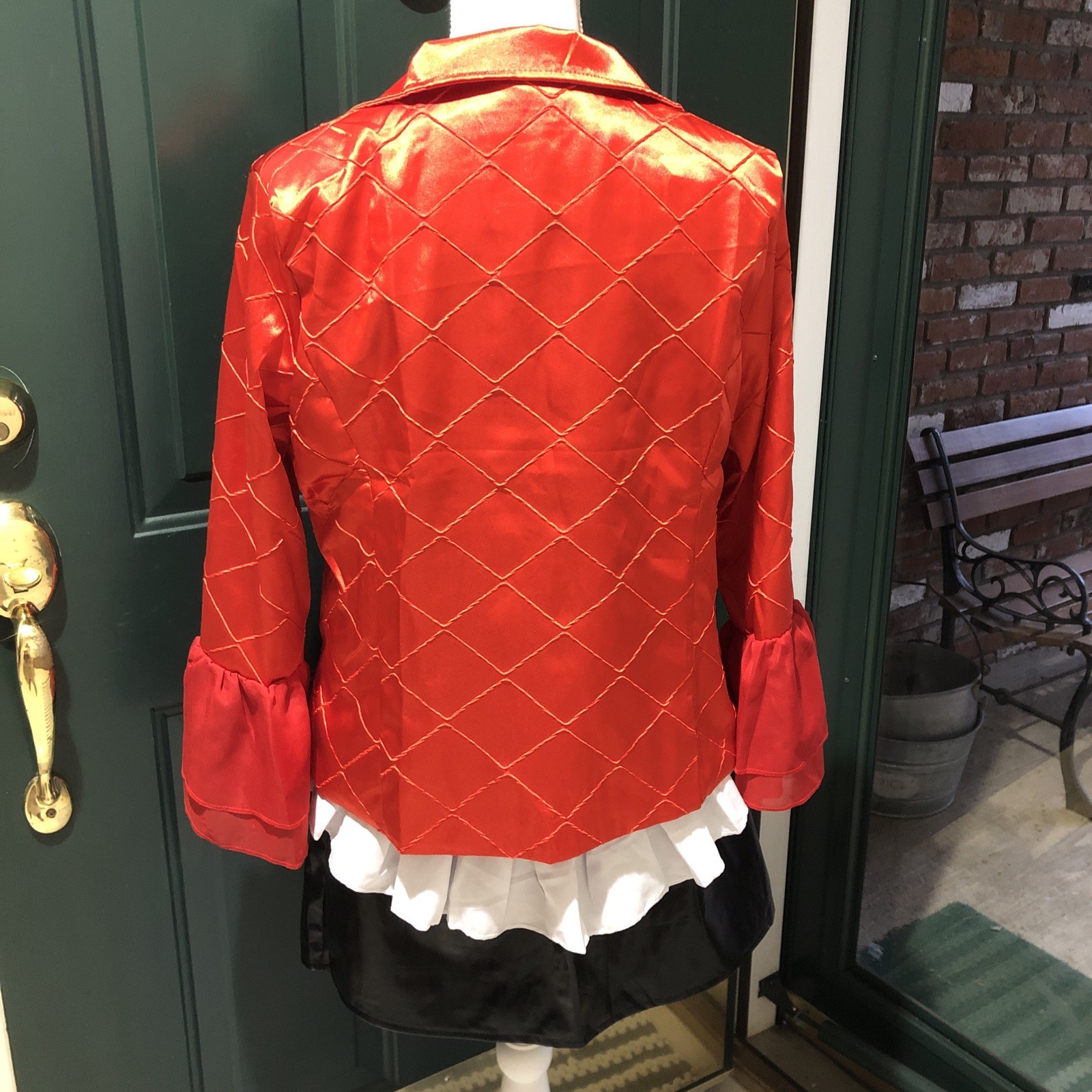 Women’s Sz Large 4 Pc Harley Quinn Costume NWOT