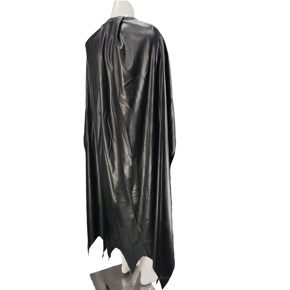 Batman Cosplay Cape Bruce Wayne The Flash Faux Leather Cloak Costume Props Adult