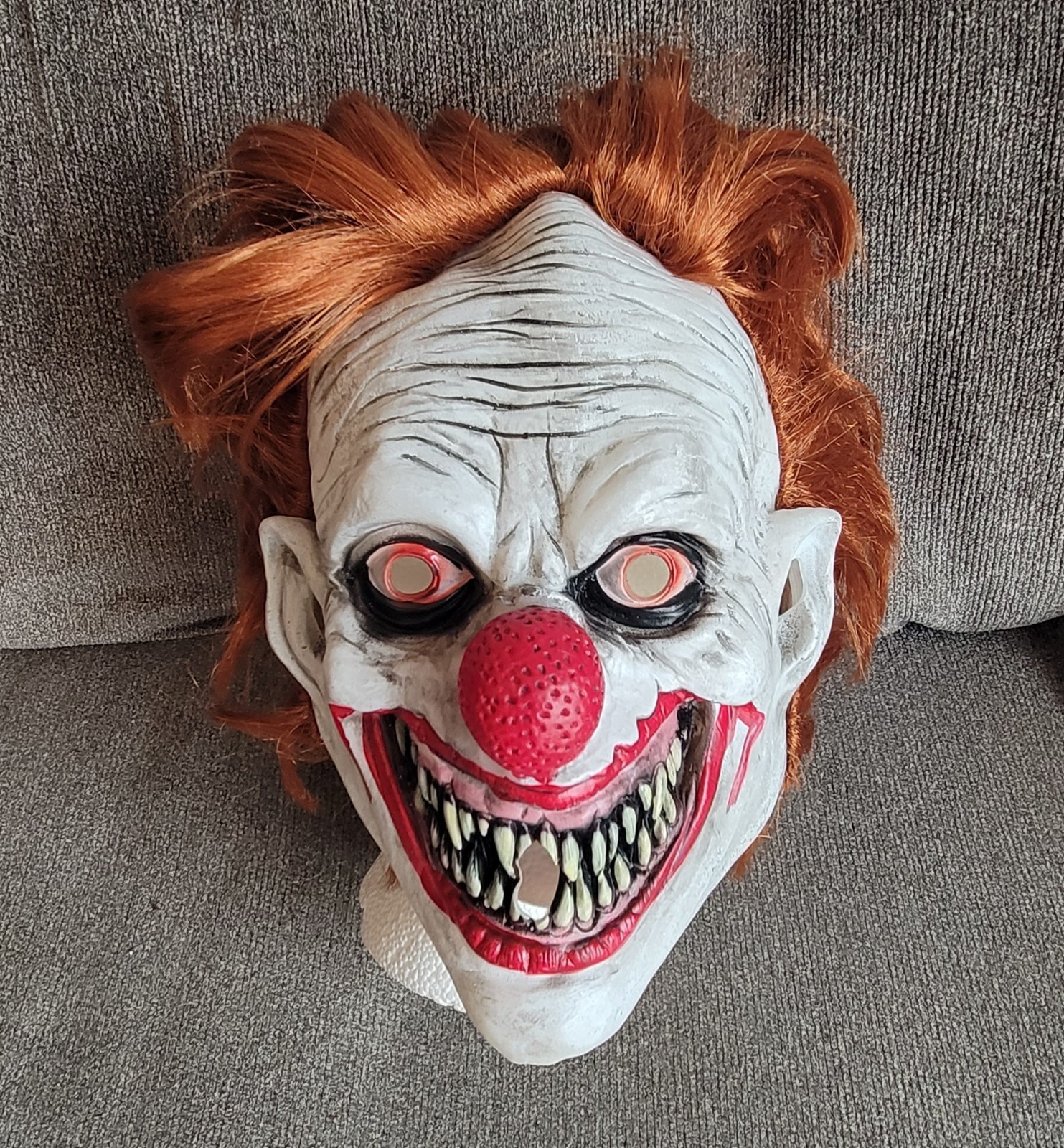 Halloween Clown Mask 3/4 Child’s Die Laughing Latex