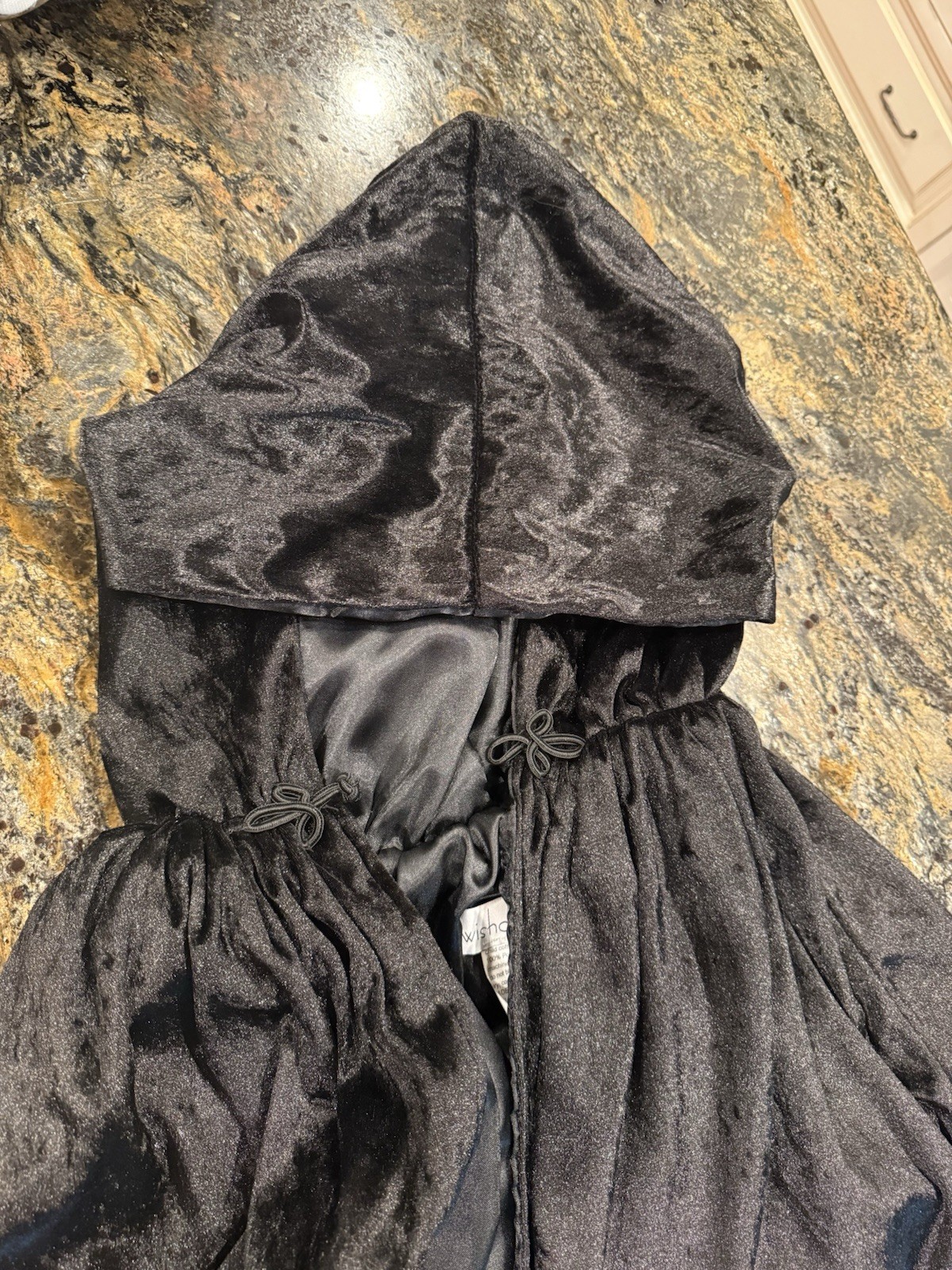 Chasing Fireflies Wishcraft Black Hooded Cape One Size Fits Most Excellent Youth