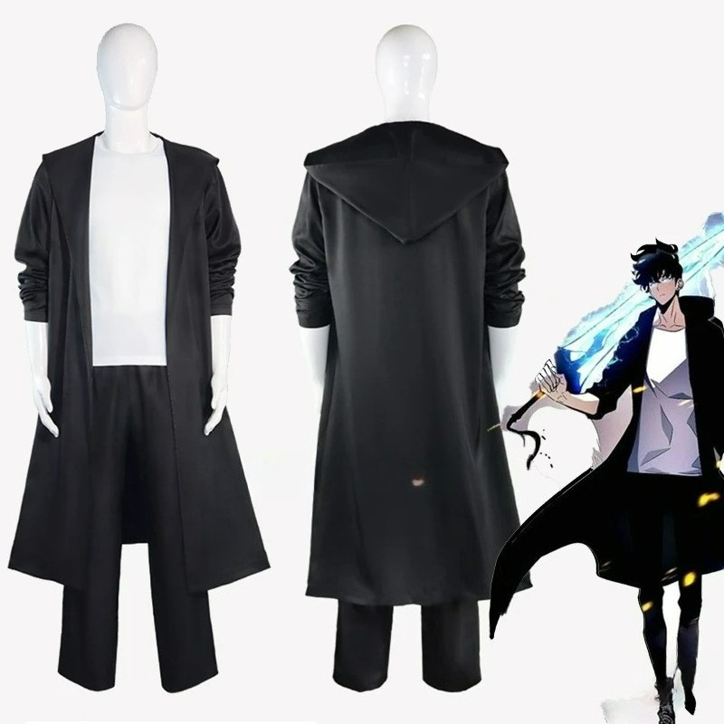 Sung Jin-woo Cos Solo Sung Jinwoo Leveling Cosplay Knight Killer Costume Wig