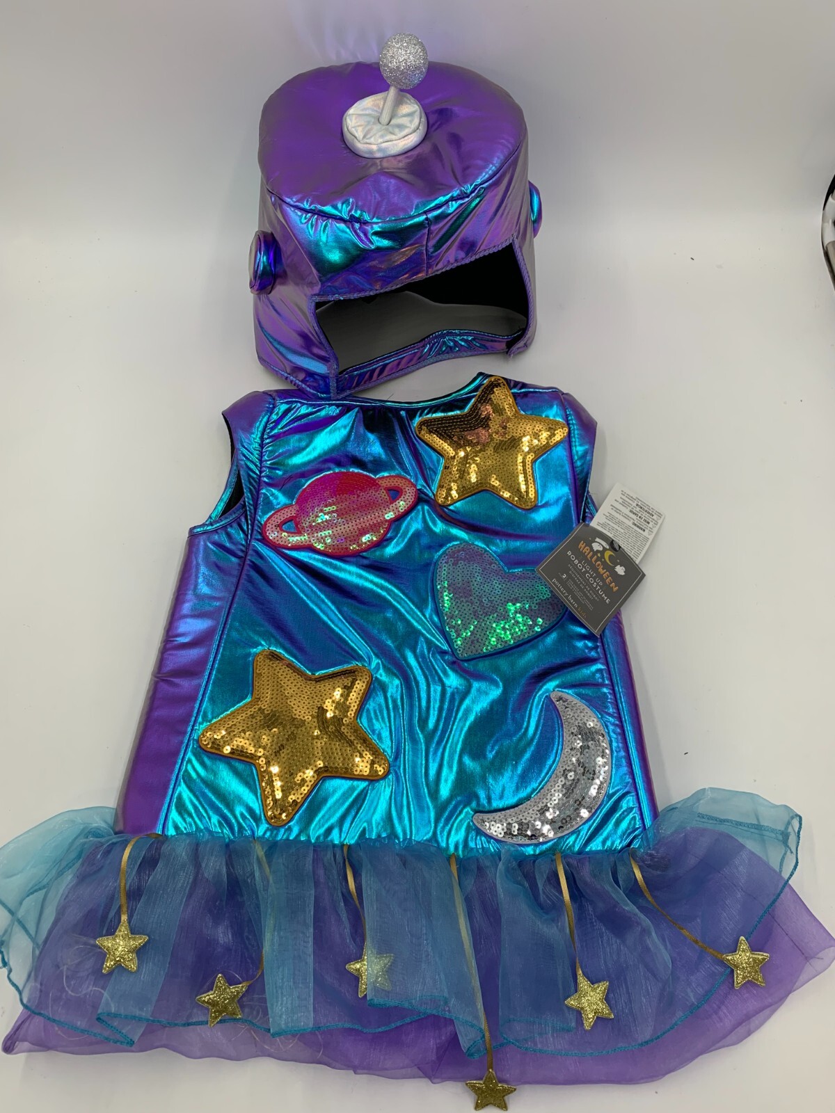 Pottery Barn Kids Space Princess Robot Costume 4-6 Years #340