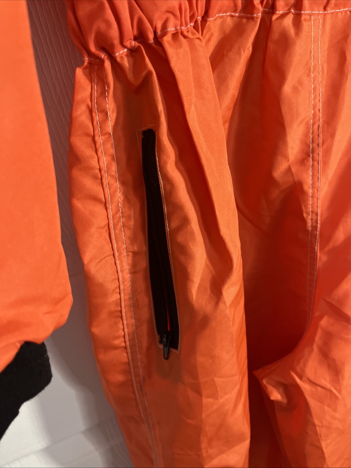 NASA Astronaut Flight Suit Costume Underwraps Orange Jumpsuit Adult XXL Patch