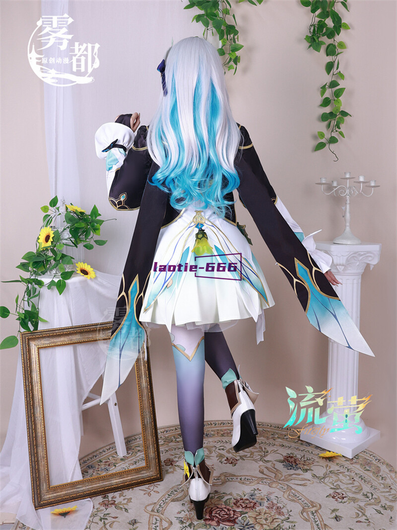 Honkai Star Rail Firefly Anime Cosplay Costume Women Dress Skirt Role Halloween