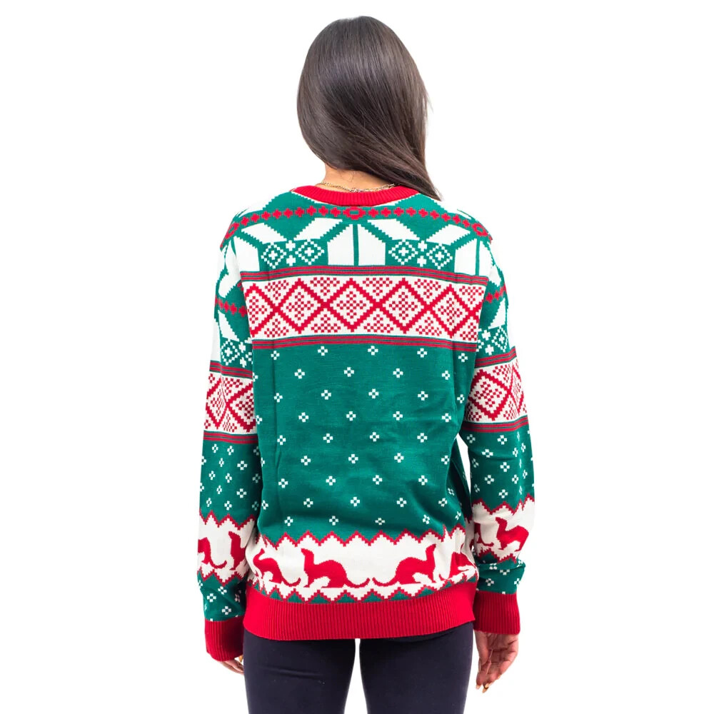 Adult Unisex Funny Big Lebowski Movie The Dude Abides Ugly Christmas Sweater