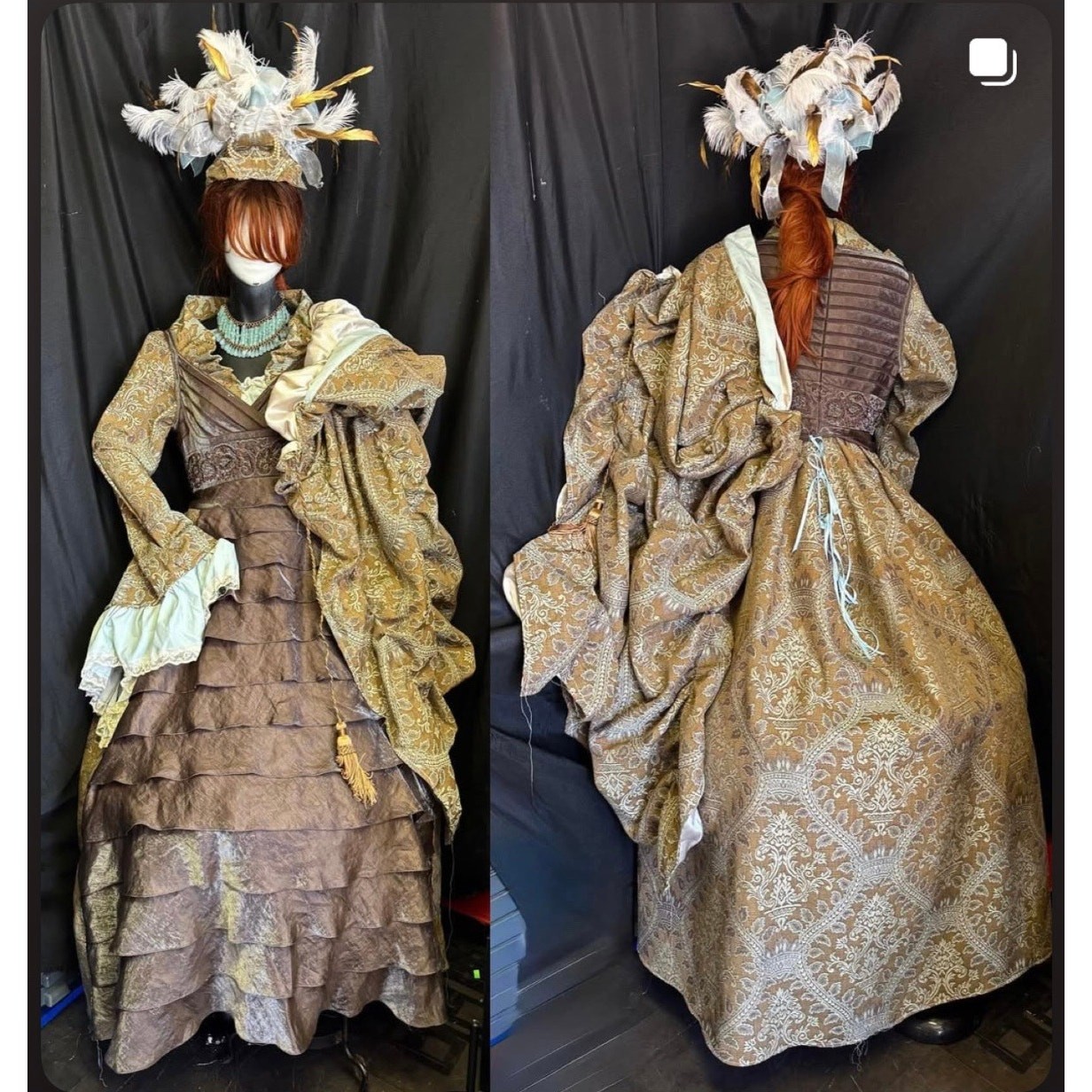 Renaissance High Society Woman – Handmade One-of-a-Kind COSTUME – Womans Medium