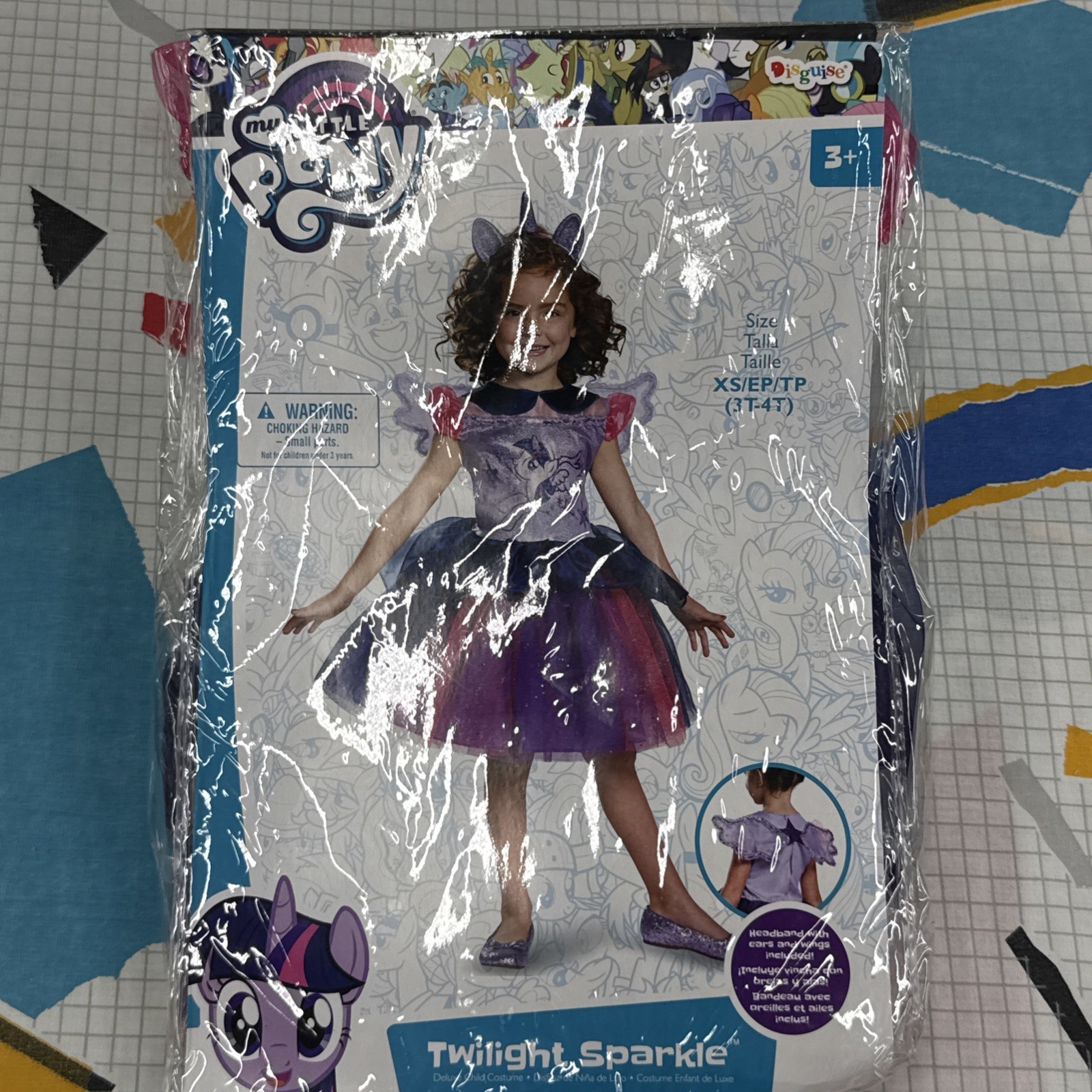 My Little Pony Twilight Sparkle Tutu Deluxe Child Girl Costume XS (3T-4T)