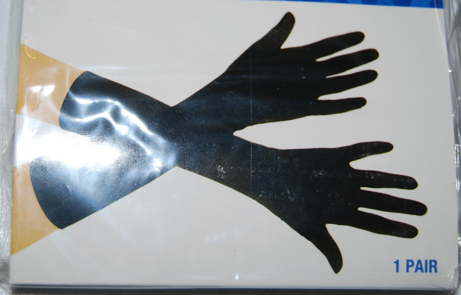 New Lot of 2 Simplicity Adult Black Super Hero Costume Gloves OSFM