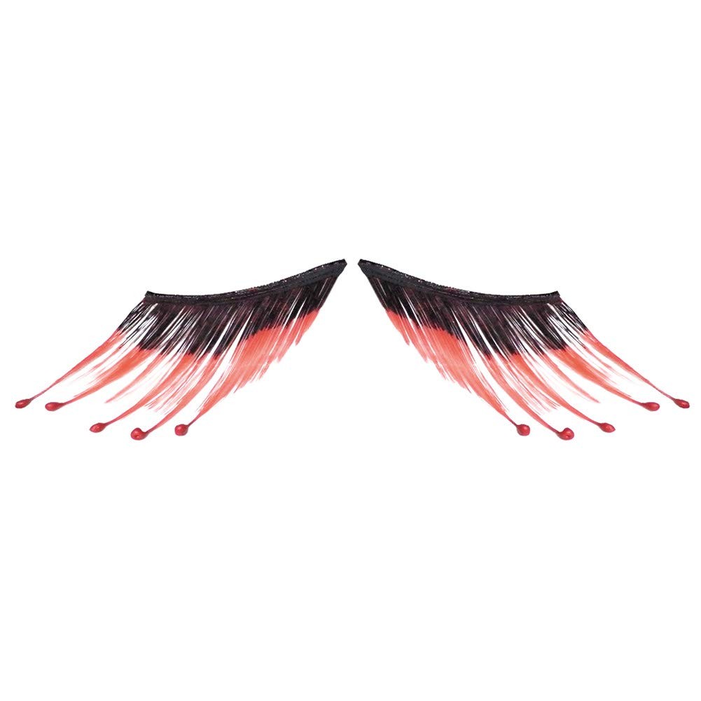 Halloween Blood Droplet Eyelashes, Adhesive Included