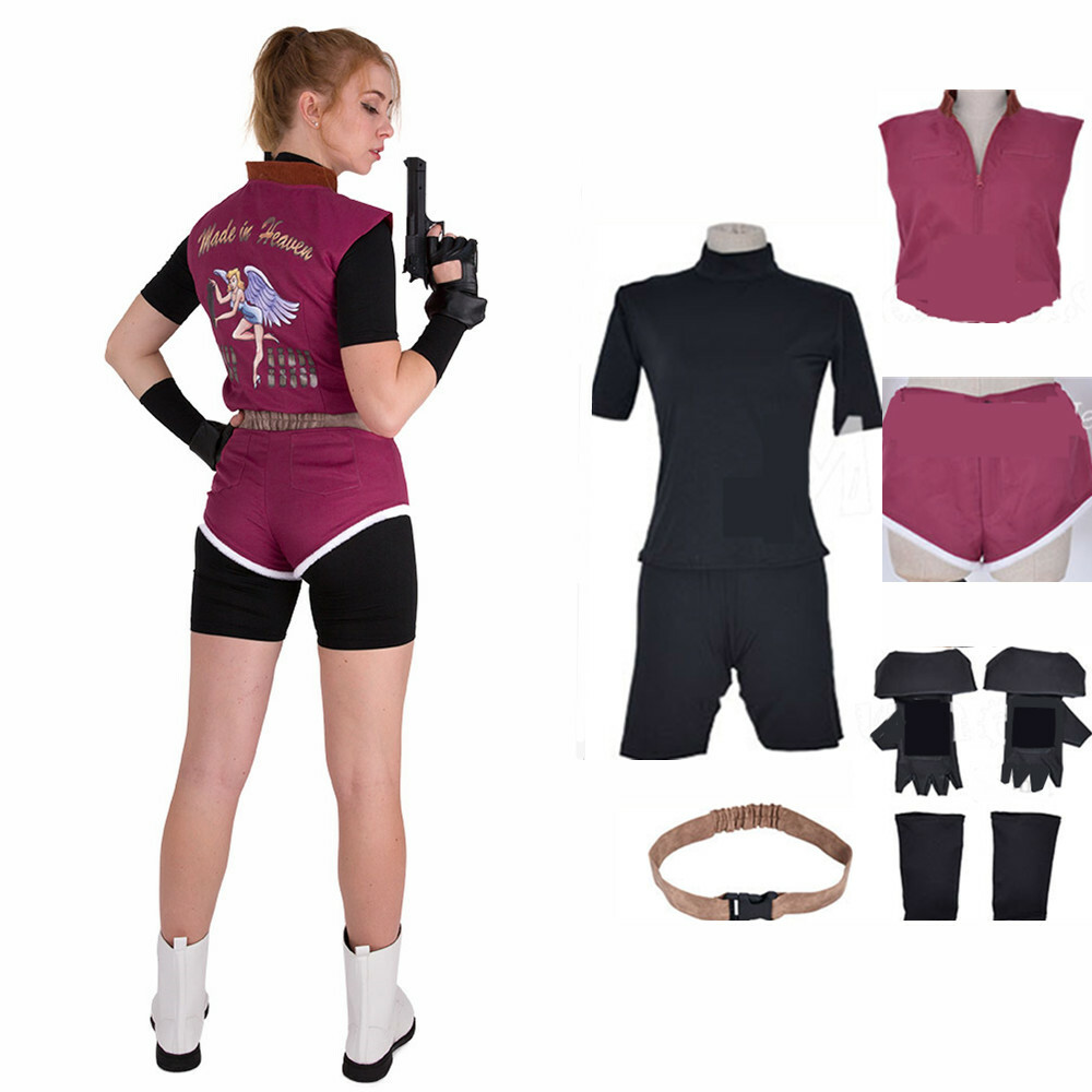 Brand NEW Women’s Claire Redfield Cosplay Costume Outfit