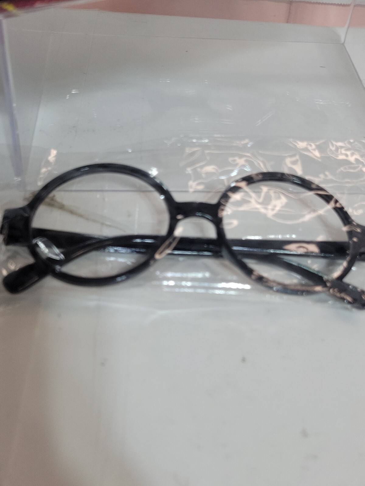 Harry Potter Theme Skeleteen Wizard Nerd Glasses & Tie Dress Up or Halloween