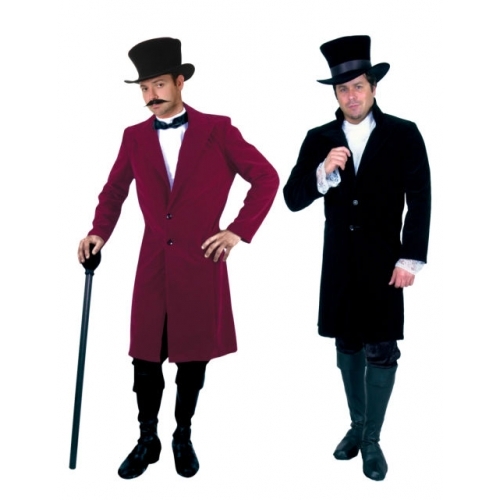 GENTLEMAN JIM FROCK COAT 19TH CENTURY VICTORIAN DICKENS STEAMPUNK COSTUME JACKET