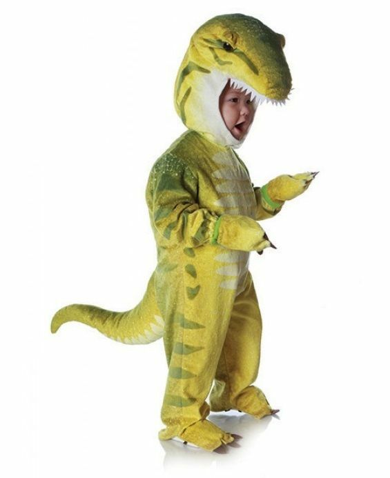 Underwraps Dinosaur Trex T-Rex Green Toddler Child Halloween Costume 26026