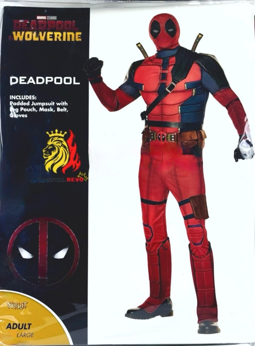 Spirit Halloween – Adult – Deadpool – Costume – Deadpool & Wolverine LARGE