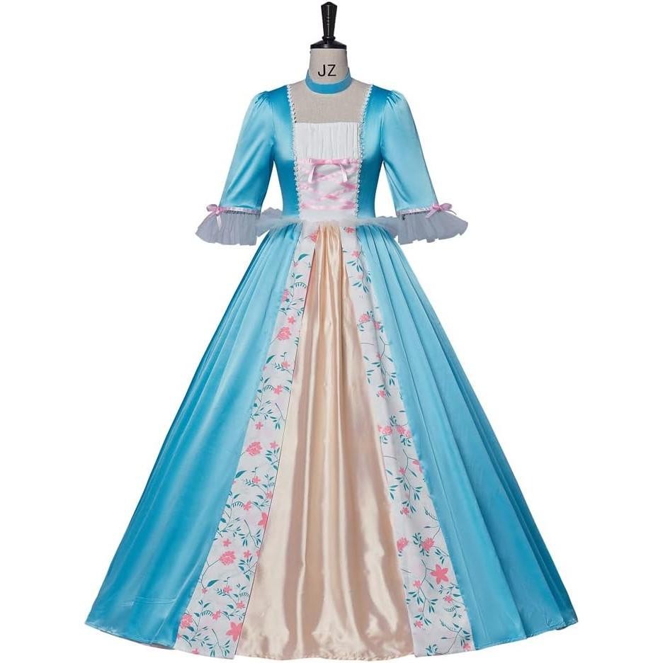 Princess and The Pauper Erika Anneliese Cosplay Royal Blue Princess Dress