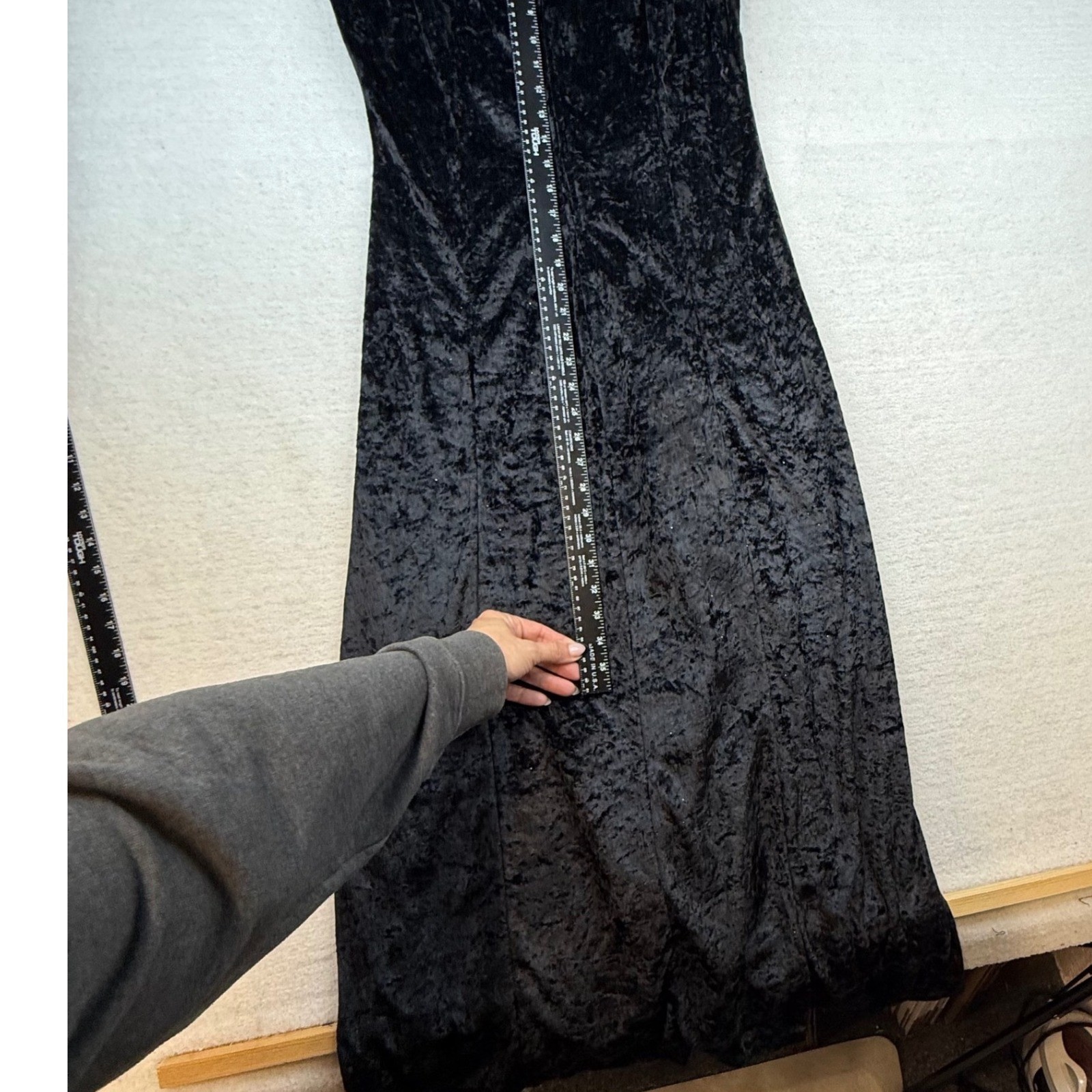 Underwraps Renaissance Costume dress Burnt Crushed Velvet Medium witchy gothic